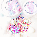 DIY Unicorn Freak Slime Scented Cake Batter W/Charm & FREE Extras Bliss Balm Slime Shop