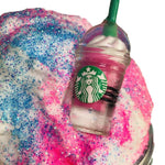 Fluffy Slime Cotton Candy Scented w/Charm & Instant Snow, Unicorn Party Favor, Birthday Gift Kids, Crunchy Glitter Slime Shop Best Seller