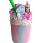 Fluffy Slime Cotton Candy Scented w/Charm & Instant Snow, Unicorn Party Favor, Birthday Gift Kids, Crunchy Glitter Slime Shop Best Seller