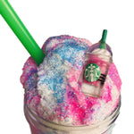 Fluffy Slime Cotton Candy Scented w/Charm & Instant Snow, Unicorn Party Favor, Birthday Gift Kids, Crunchy Glitter Slime Shop Best Seller