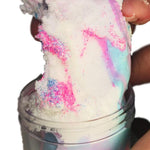 Fluffy Slime Cotton Candy Scented w/Charm & Instant Snow, Unicorn Party Favor, Birthday Gift Kids, Crunchy Glitter Slime Shop Best Seller