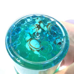 Fishbowl Slime, Save the Turtles, Scented slime, Clear w/Turtle Charms, Sensory toy, Fidget toy, Kids Party Favor Gifts Best Seller Slime Shop