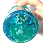 Fishbowl Slime, Save the Turtles, Scented slime, Clear w/Turtle Charms, Sensory toy, Fidget toy, Kids Party Favor Gifts Best Seller Slime Shop