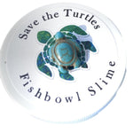 Fishbowl Slime, Save the Turtles, Scented slime, Clear w/Turtle Charms, Sensory toy, Fidget toy, Kids Party Favor Gifts Best Seller Slime Shop