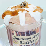 DIY Clay Slime Scented Cinnamon Roll Waffle, Gift Idea W/Extras & Free Slime, Stretchy Thick Fluffy Slime Free Shipping Tween/Teen Gift Idea