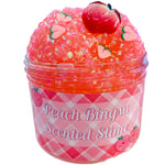 Bingsu Slime Peach Scented Crunchy Fruit Slime Shop Birthday Kids/Teen/Tween Gift Toy, Gift Best Seller Bliss Balm Slime Shop, Free Shipping