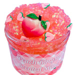 Bingsu Slime Peach Scented Crunchy Fruit Slime Shop Birthday Kids/Teen/Tween Gift Toy, Gift Best Seller Bliss Balm Slime Shop, Free Shipping