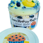 Lemon Blueberry Muffin Cloud Slime, Scented Slime, Slime Birthday Party Gift for Kids, Toy Slime Popular Best Seller, Free shipping Slime