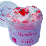 Strawberry Fields Cloud Slime Strawberry Scented W/Charm & Fruit Strawberry Theme Party Favor, Birthday Gift Kids/Teens/Tween toy Slime Shop