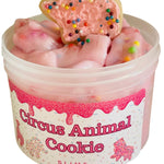 Cute Handmade Gift for Kids Circus Animal Cookie Slime Cloud Cream Slime, Floam Slime Birthday Gift Kids Activity/Sensory/Fidget Toy Slime Bliss Balm Slime Shop