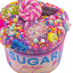 Pink Sugar Pop Candy Slime, Stretchy Floam Slime, DIY Slime W/Charms, Birthday Gift Toy for Kids/Teen/Tween Popular Slime Shop Bliss Balm