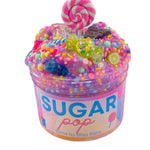 Pink Sugar Pop Candy Slime, Stretchy Floam Slime, DIY Slime W/Charms, Birthday Gift Toy for Kids/Teen/Tween Popular Slime Shop Bliss Balm